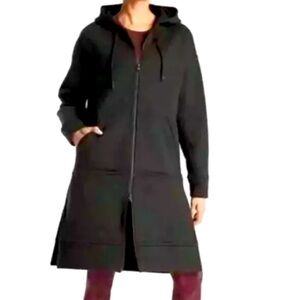 Athleta hoodie sweatshirt long jacket size medium